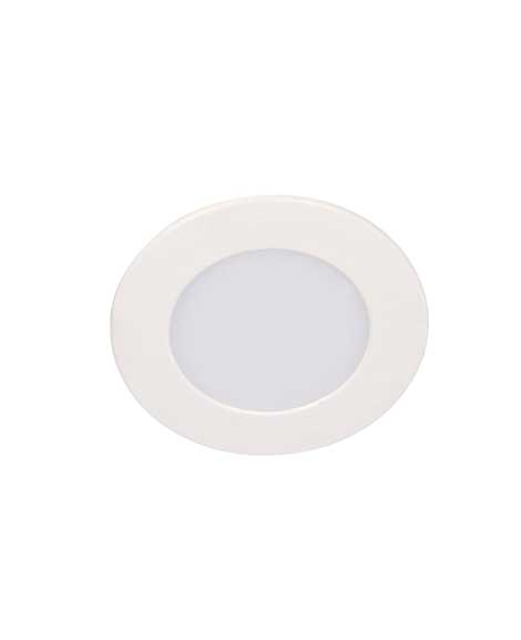 Ojo de buey LED blanco 1w Epistar COB 3000K luz cálida 33mm diámetro